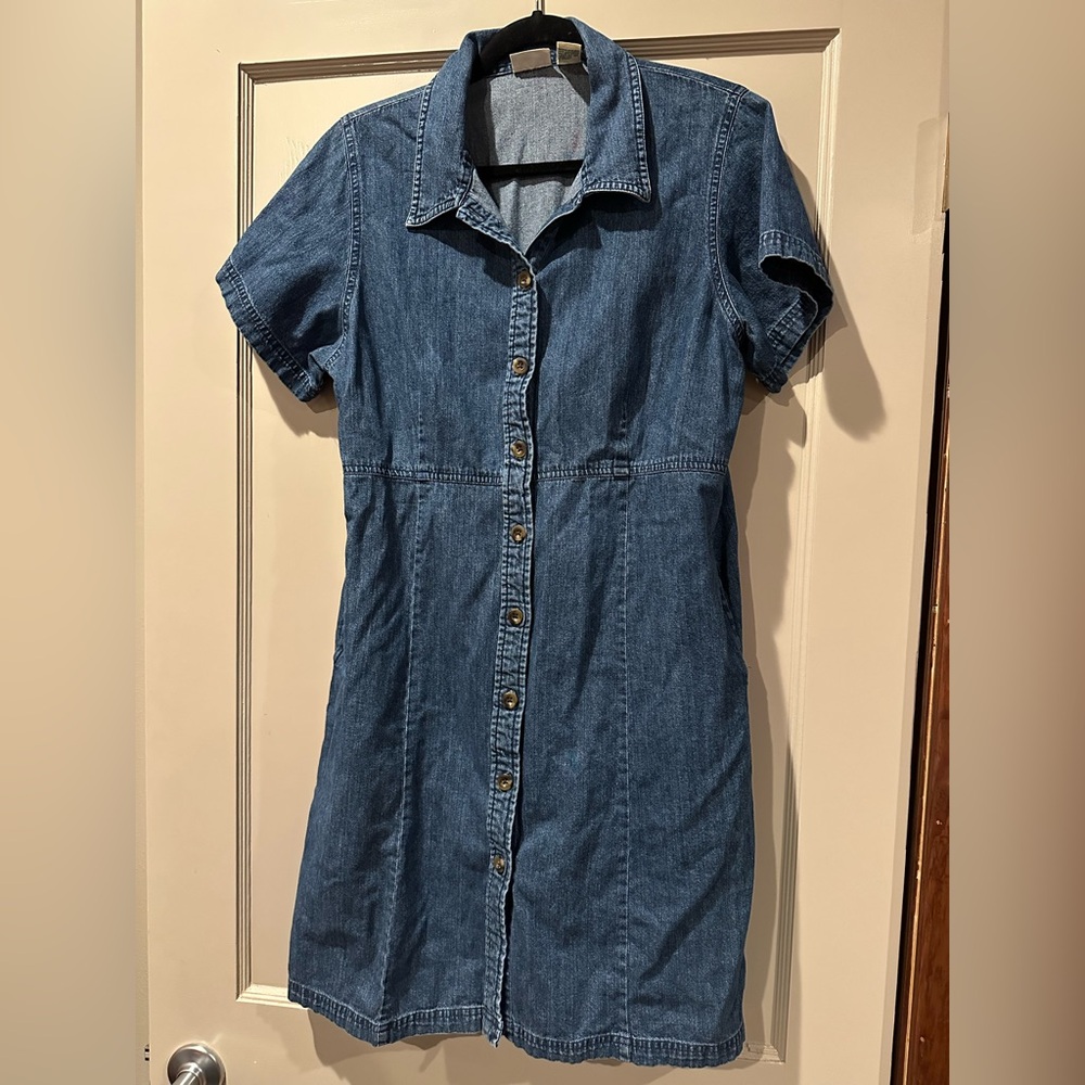L.L. Bean Blue Denim Dress
